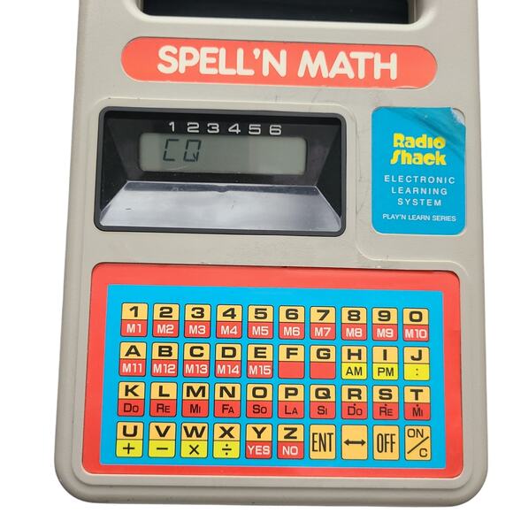 Spell 'N Math Cat. No. 60-1093 Radio Shack Electronic Learning Educational Toy - Picture 3 of 9